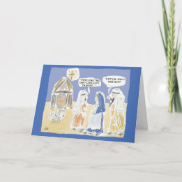 Funny Christmas Card:"Does it Have Wi-Fi?" Holiday Card