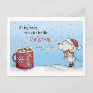 Funny Christmas Card - It's beginning to smell a