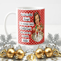 Funny Christmas Card Mug Woman Best Friend Sassy