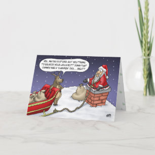 Funny Christmas Cards: Jolly Idea Holiday Card