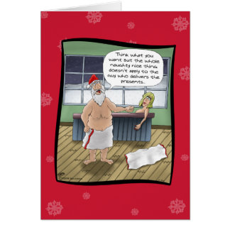 Funny Christmas Naughty And Nice Cards &amp; Invitations | Zazzle.com.au