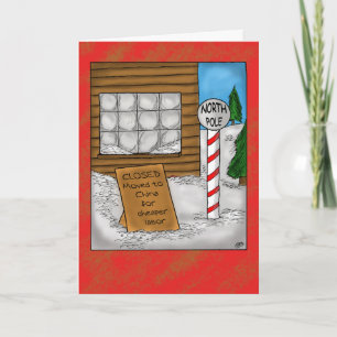 Funny Christmas Cards: North Pole Moving Holiday Card