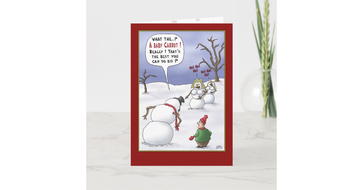 funny christmas cards size matters holiday card zazzle holiday card size