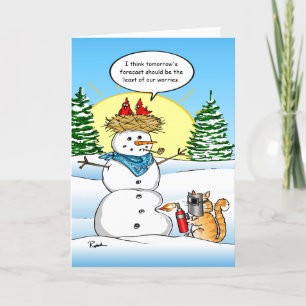 Funny Christmas Cards   Tabby Cat Holiday Greeting