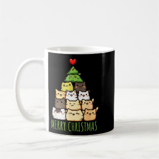 Funny Christmas Cat Love Shirt _ Cute Cat Mum Coffee Mug