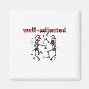 Funny Christmas Chiropractic Radiology Adjustment  Magnet