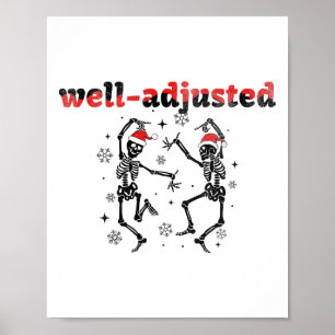 Funny Christmas Chiropractic Radiology Adjustment  Poster