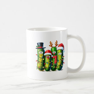 Funny Christmas Ckles Santa Claus Hat Xmas Lights  Coffee Mug