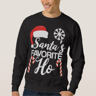 Funny Christmas Claus Family Pajama Santas Favorit Sweatshirt