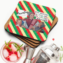 Funny Christmas Coaster Best Friend Parenting