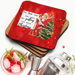 Funny Christmas Coaster Gift Best Friend