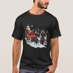 Funny Christmas Collie Dogs Lover Xmas T-Shirt