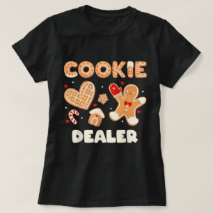 Funny Christmas Cookie Dealer Baking Design T-Shirt