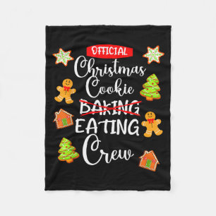 Funny Christmas Cookie Eating Not Baking Crew - Gi Fleece Blanket