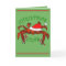 Funny Christmas Crab Santa Crab Holiday Humour