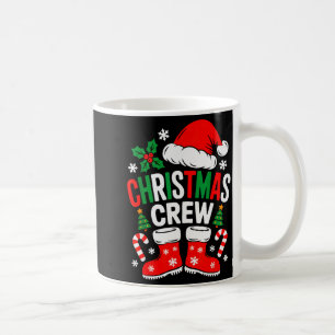 Funny Christmas Crew Xmas Squad Santa Family Pajam Coffee Mug