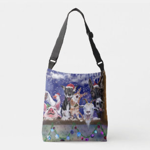 Funny Christmas Crossbody Bag