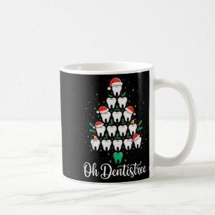 Funny Christmas Dentist Xmas Dental Oh Dentistree  Coffee Mug