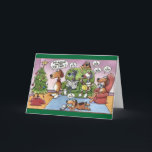 Funny Christmas Dog Card<br><div class="desc">Celebrate the dog lovers in your life with this cute and funny Christmas card.</div>