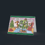 Funny Christmas Dog Card<br><div class="desc">Celebrate the dog lovers in your life with this cute and funny Christmas card.</div>