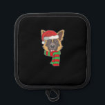 Funny Christmas Dog Xmas Santa German Shepherd Hol Pot Holder<br><div class="desc">Funny Christmas Dog Xmas Santa German Shepherd Holiday Gift Classic T-Shirt</div>