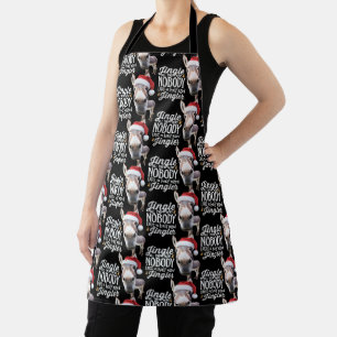 Funny Christmas Donkey Lovers Farm Holiday Animal Apron