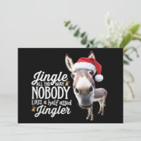 Funny Christmas Donkey Lovers Farm Holiday Animal