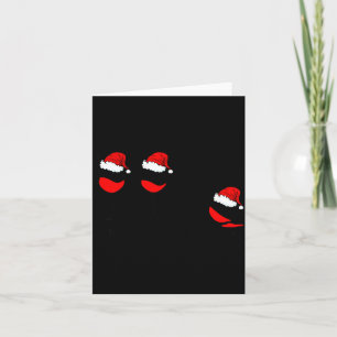 Funny Christmas Drink Drank Drunk Xmas Holiday Card