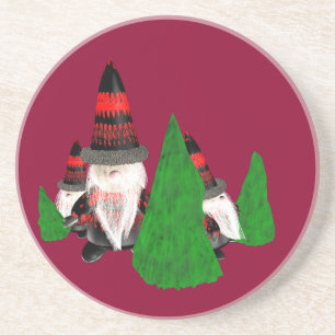 Funny Christmas Dwarfs Coaster