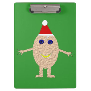 Funny Christmas Egg Clipboard
