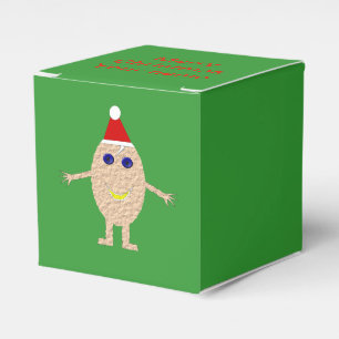 Funny Christmas Egg Custom Favour Box