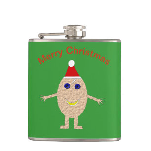 Funny Christmas Egg Flask