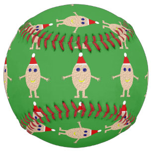 Funny Christmas Egg Softball