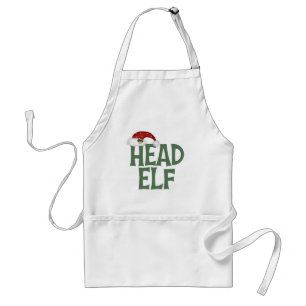 Funny Christmas Elf Apron