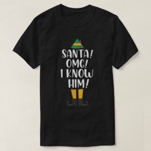 Funny Christmas Elf Holiday Design T-Shirt