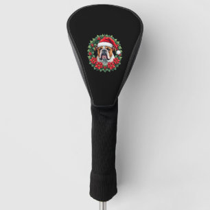 Funny Christmas English Bulldog Tank Top Golf Head Cover