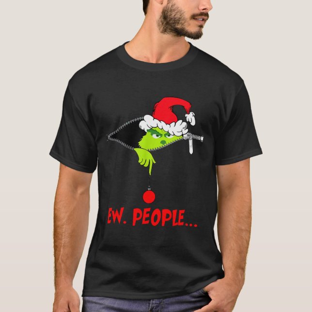 Funny Christmas Ew People Men Women Kid Boys Girls T-Shirt (Front)