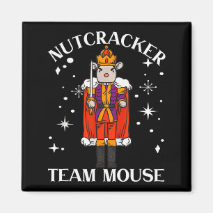 Funny Christmas Family Dance Team Mouse Nutcracker Magnet