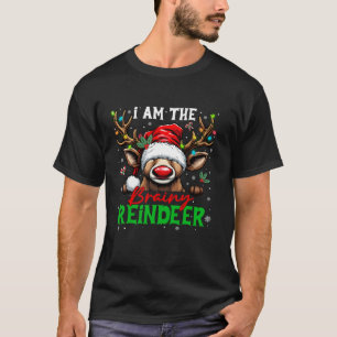 Funny Christmas Family Matching I m The Brainy Rei T-Shirt