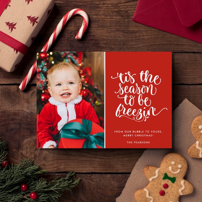 Funny Christmas Family Photo Plaid Card (Funny Christmas Family Photo Plaid Holiday Card)