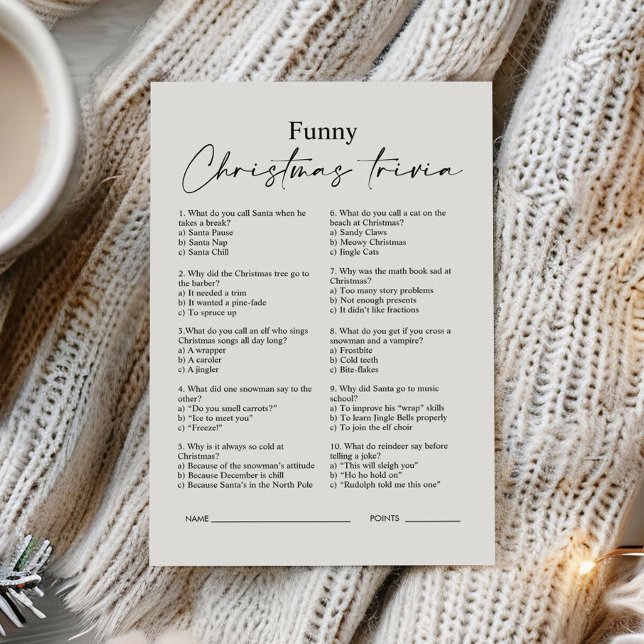 Funny Christmas Family Trivia Game (Creator Uploaded)