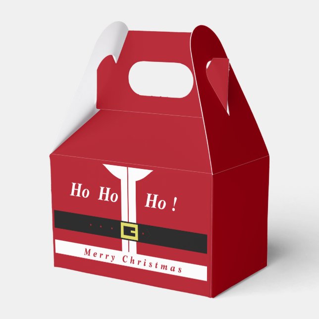 Funny Christmas Favour Box Santa Claus Gift (Back Side)