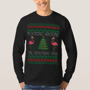 Funny Christmas Flamingo Ugly Christmas Sweater