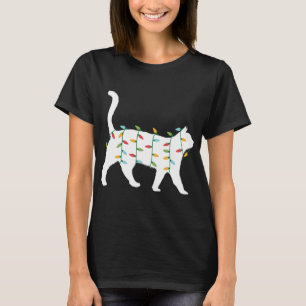 Funny Christmas for Animal Lover Christmas Lights T-Shirt