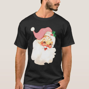 Funny Christmas For Mum Wife Teen Girls Santa With T-Shirt