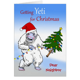 Funny Christmas for Neighbour, Are You Yeti Yet?