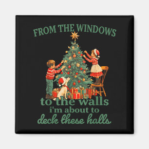 Funny Christmas From The Windows To The Walls I'm Magnet