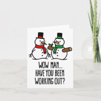 Funny Christmas Funny Gym Bodybuilding Workout Sno