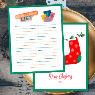 Funny Christmas Game Secret Santa Christmas List