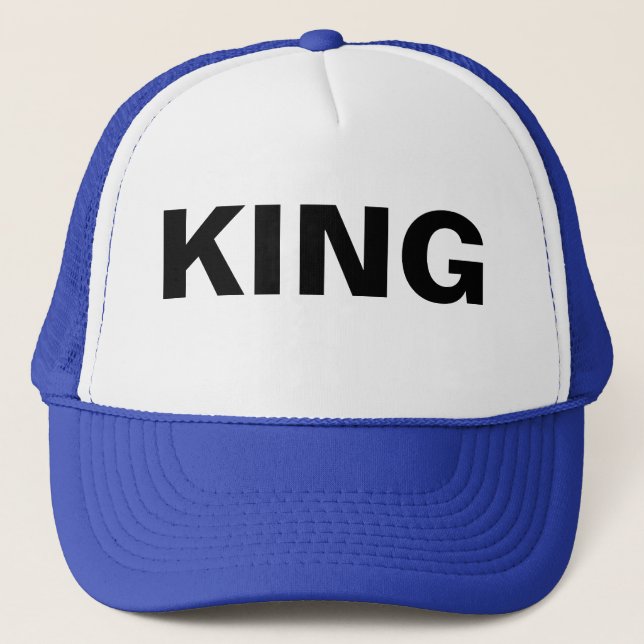 Funny Christmas Gift Ideas for Dad KING    Trucker Hat (Front)